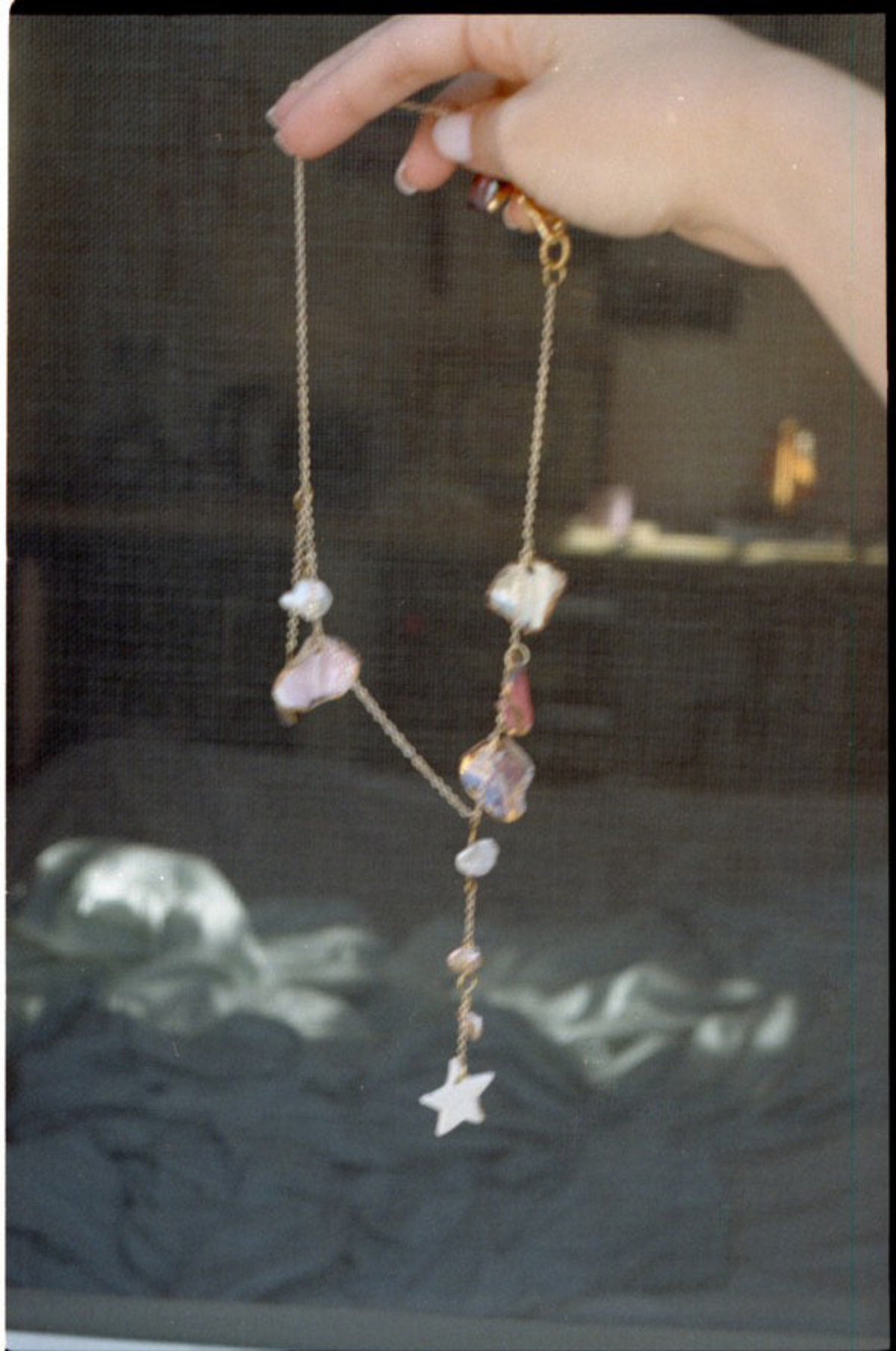 Star Witch Charm Necklace - 18k Gold Plated