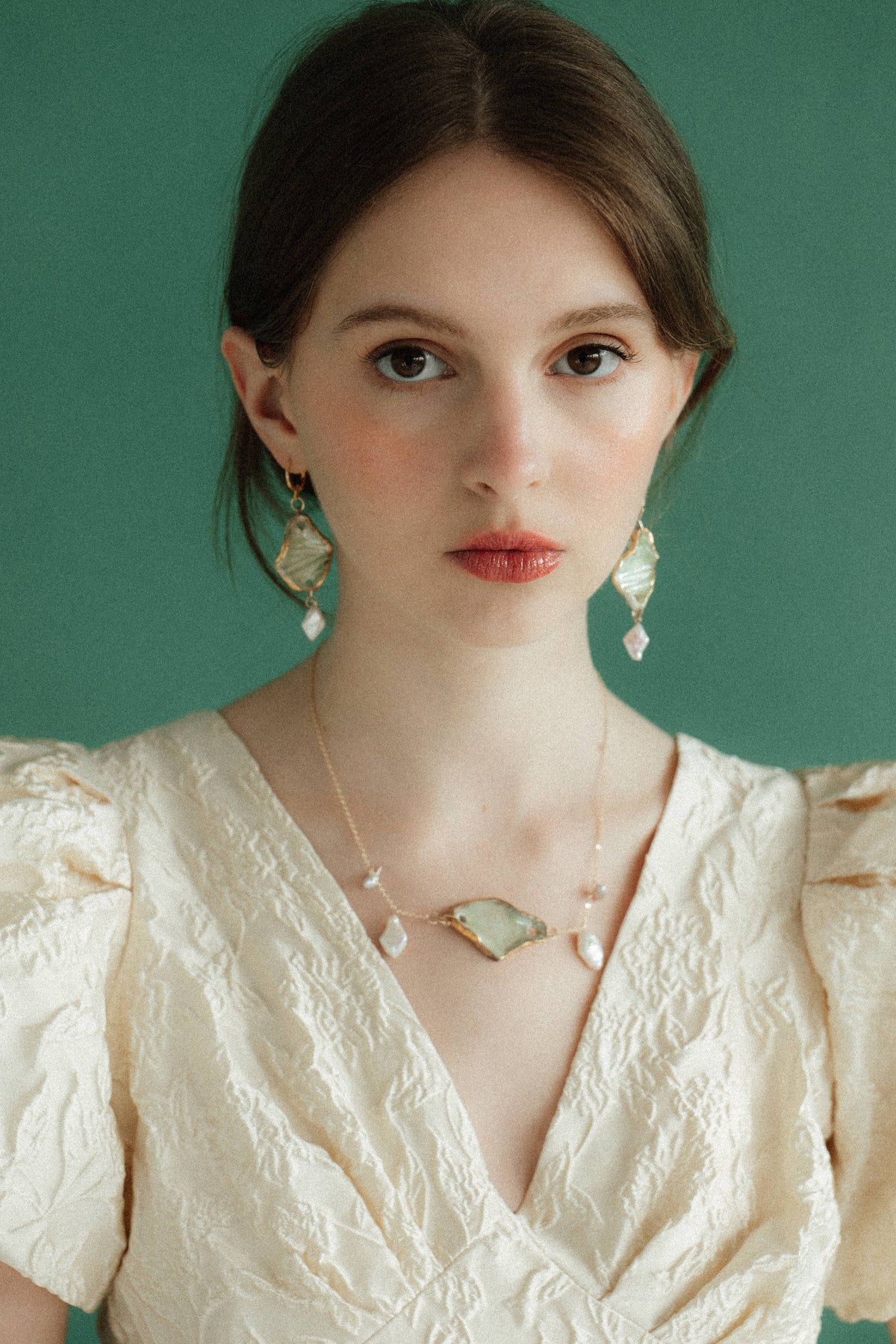 Day Moon Necklace - 18k Gold Plated