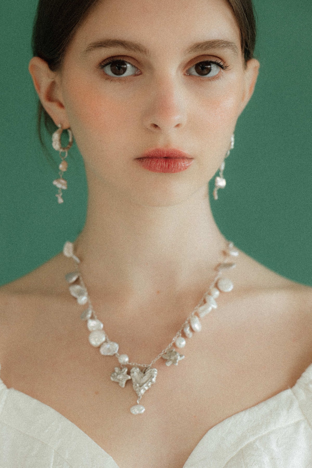 Sleepers Charm Necklace - Sterling Silver