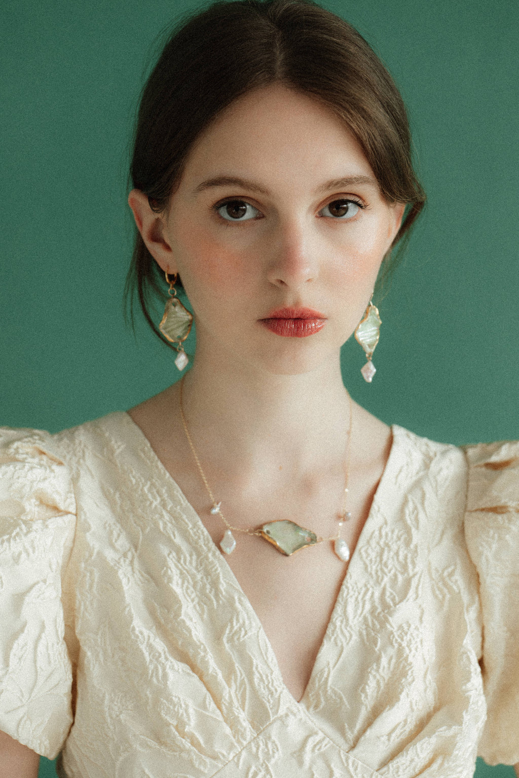 Day Moon Earrings - 18k Gold Plated
