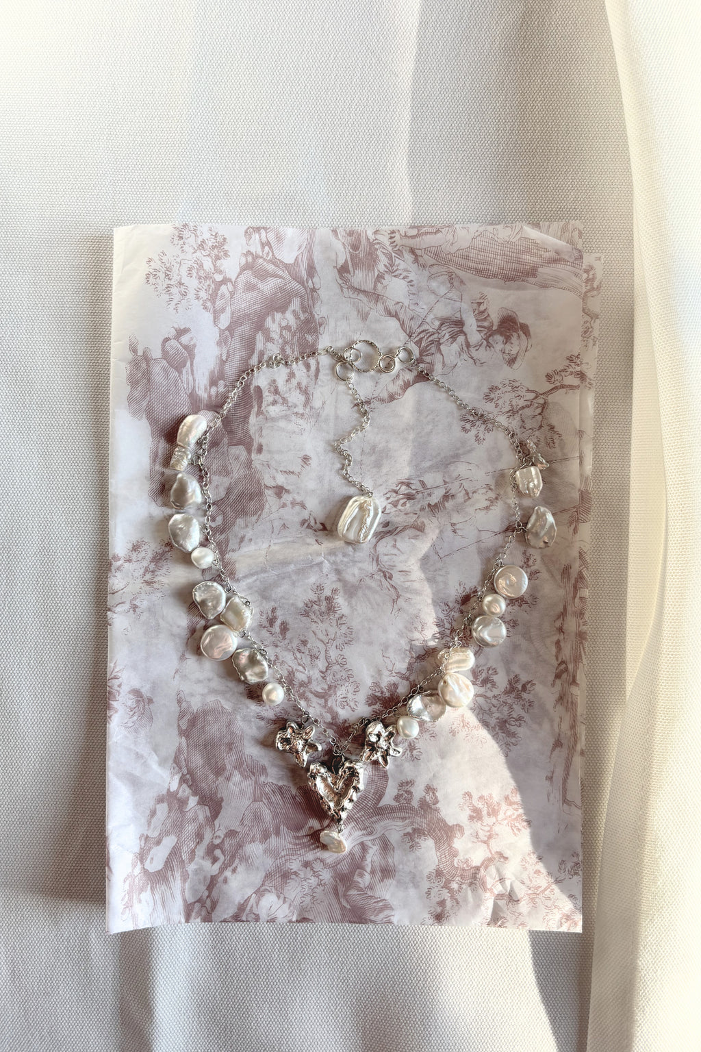 Sleepers Charm Necklace - Sterling Silver
