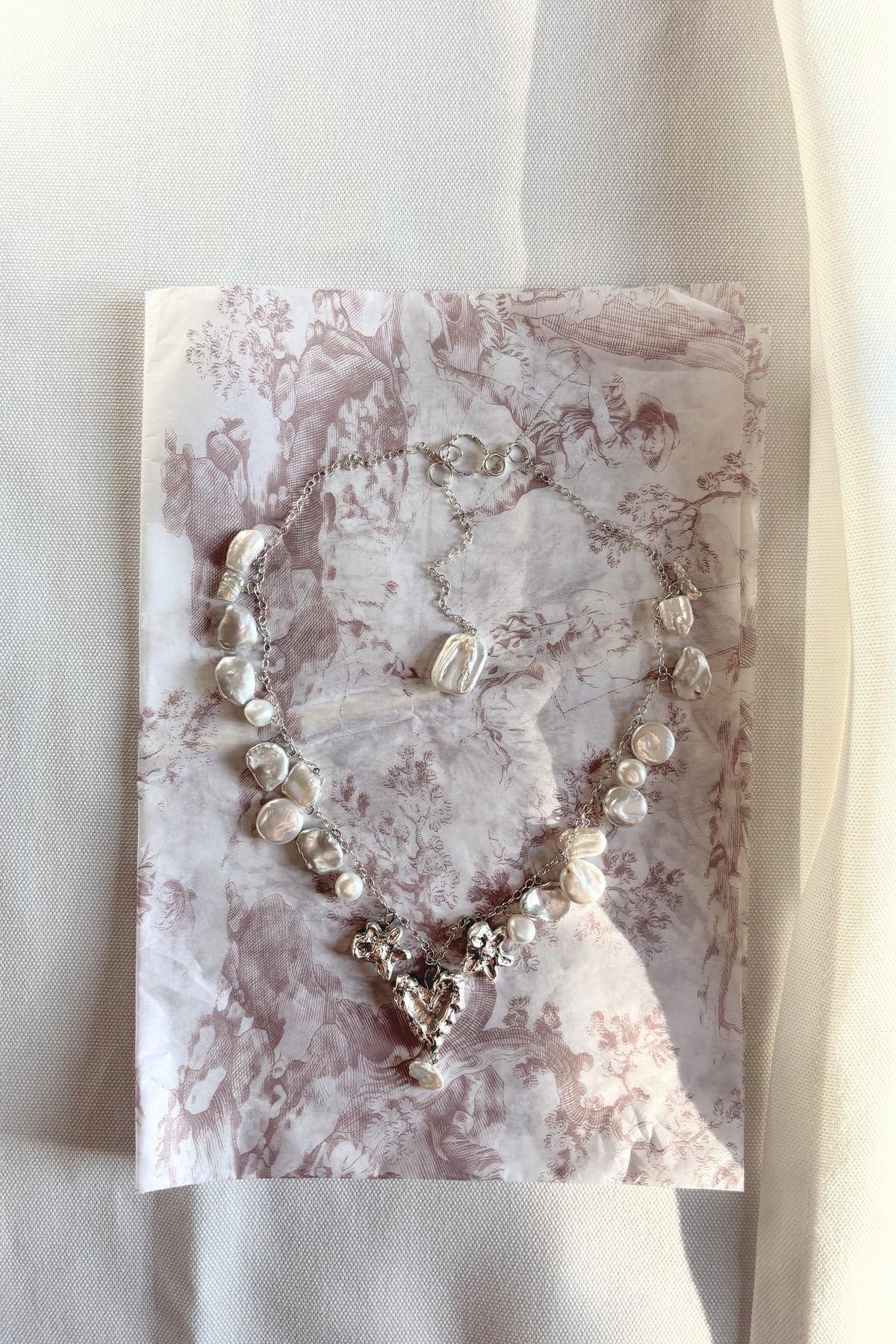 Sleepers Charm Necklace - Sterling Silver