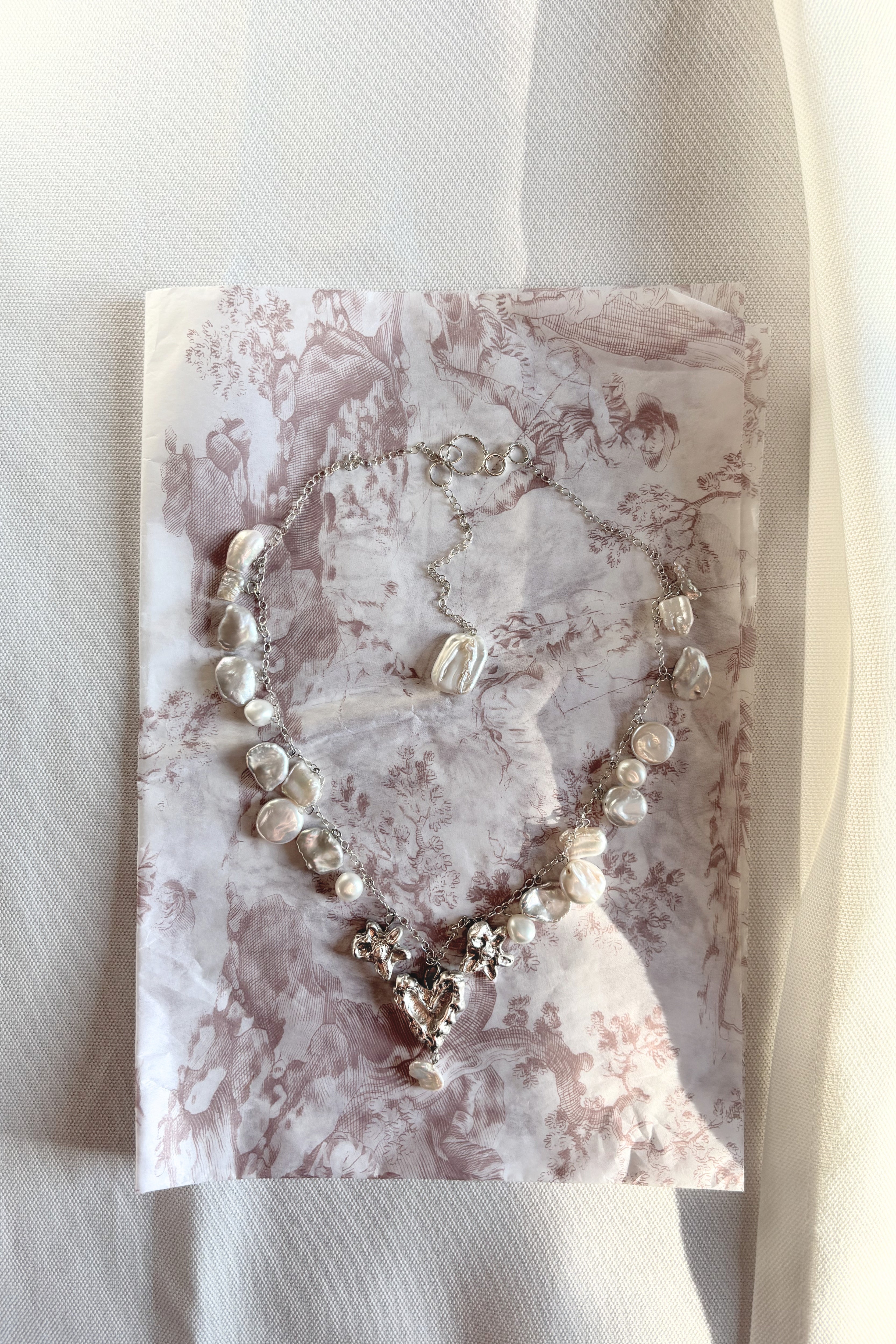Sleepers Charm Necklace - Sterling Silver